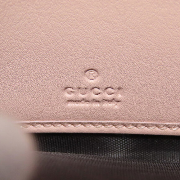 GUCCI Pink Leather Wallet - Picture 6 of 11